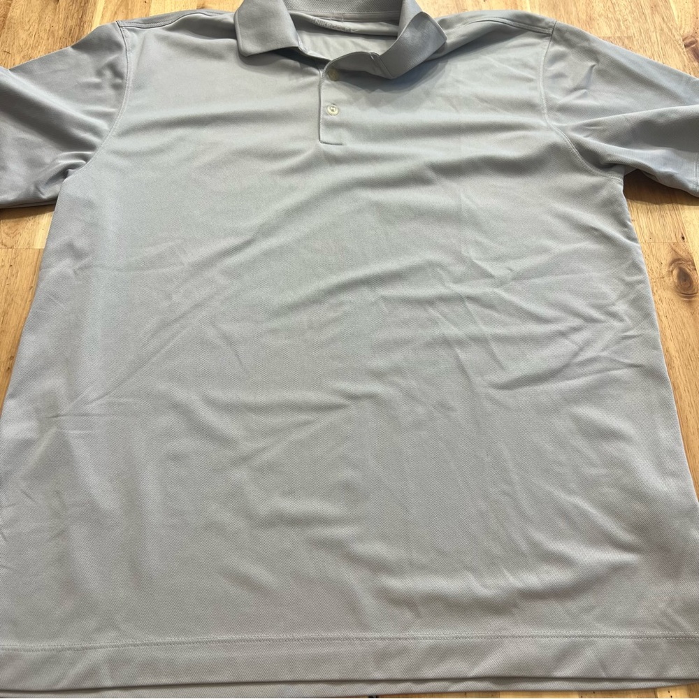 Nike Golf Dri-FIT Gray Polo Shirt Men’s Size L
